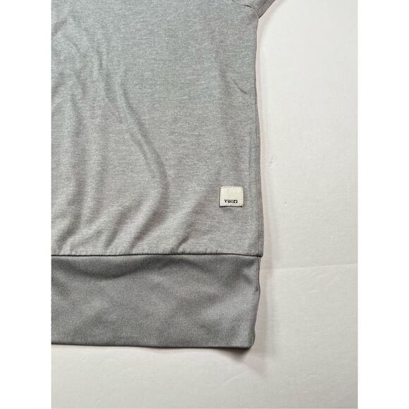 Vuori Long Sleeve Halo Crew Dream Knit Pale Grey Heather Size Large Long Sleeve - Picture 9 of 10